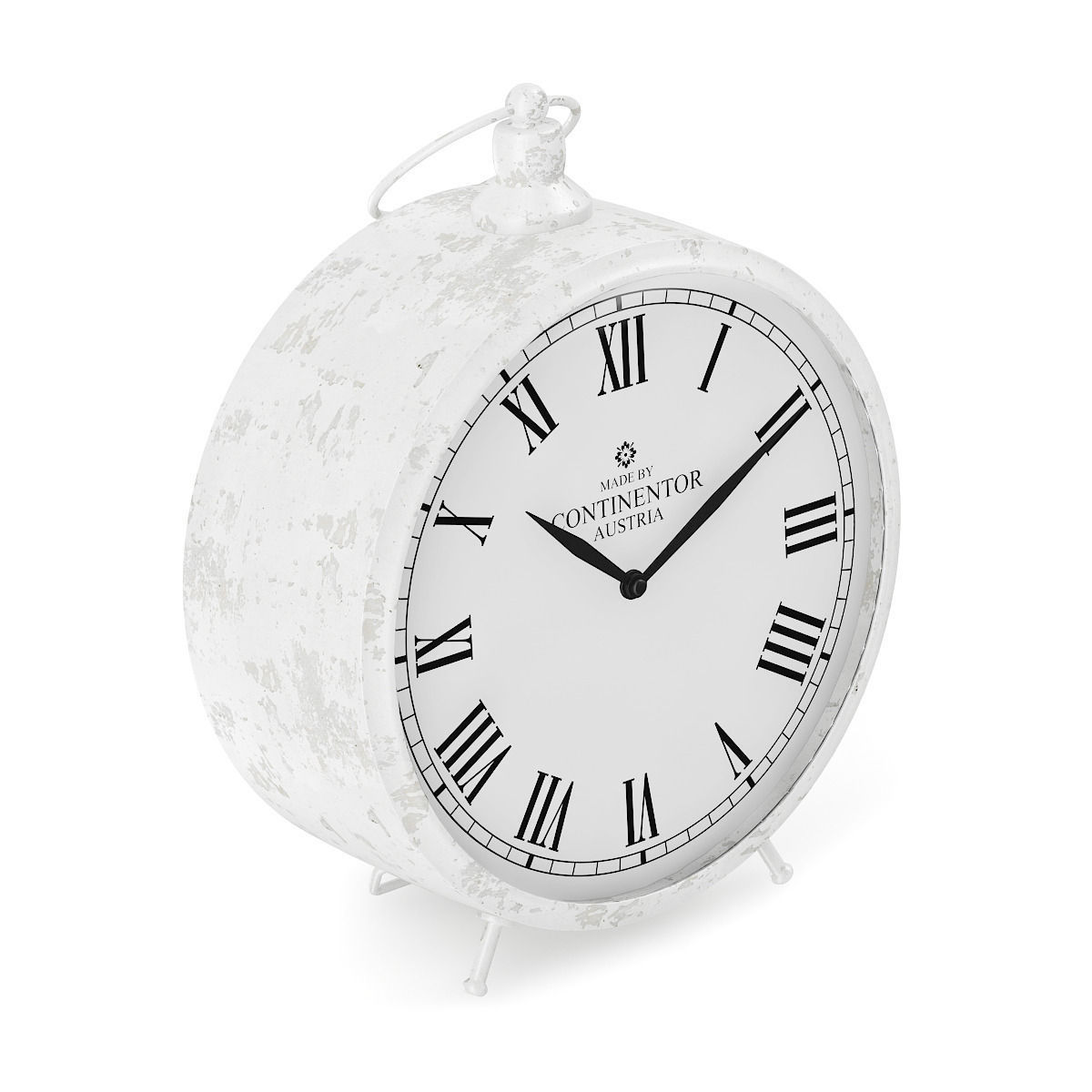 White Clock 3D model_4