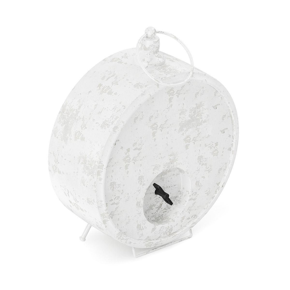 White Clock 3D model_2