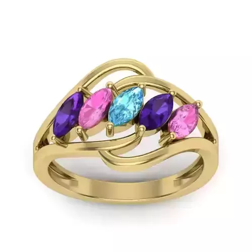 Women ring 3dm Render details