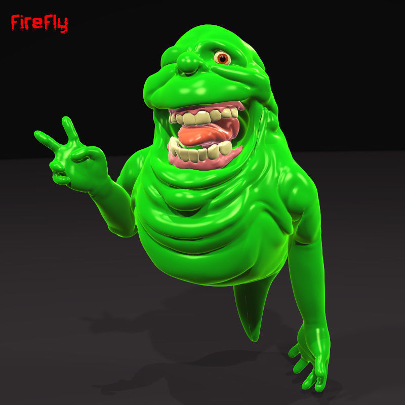Mr Slime 3D model_2