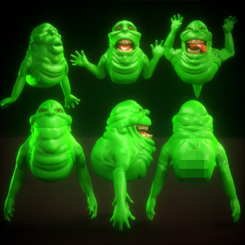 Mr Slime 3D model_1