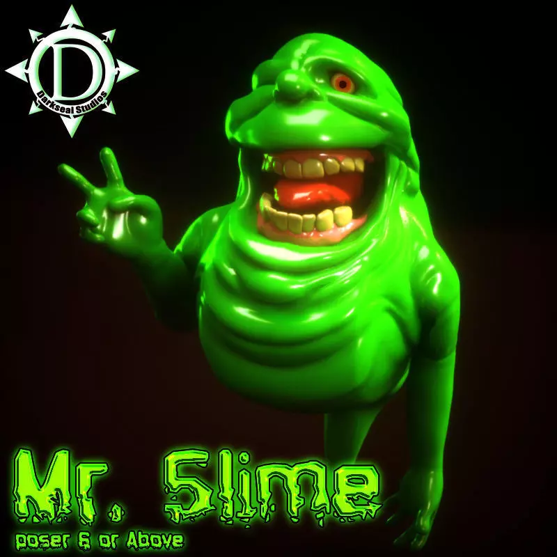 Mr Slime 3D model_0