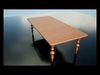 Coffee Table  Low-poly 3D model_1