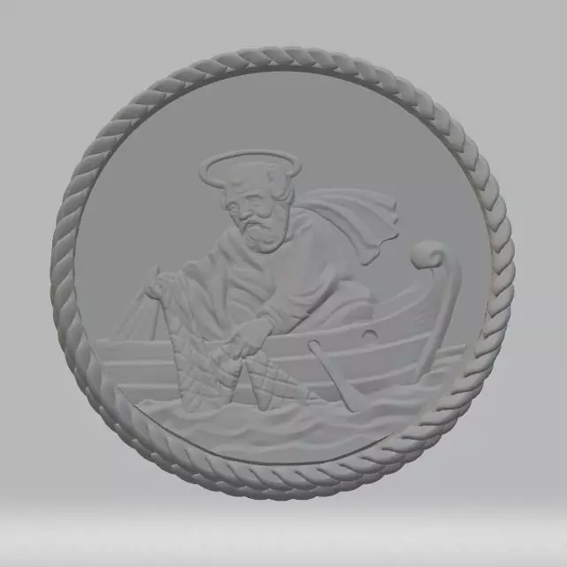 st ion fisherman  3D print model_0