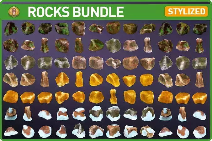 Stylized Rocks Bundle