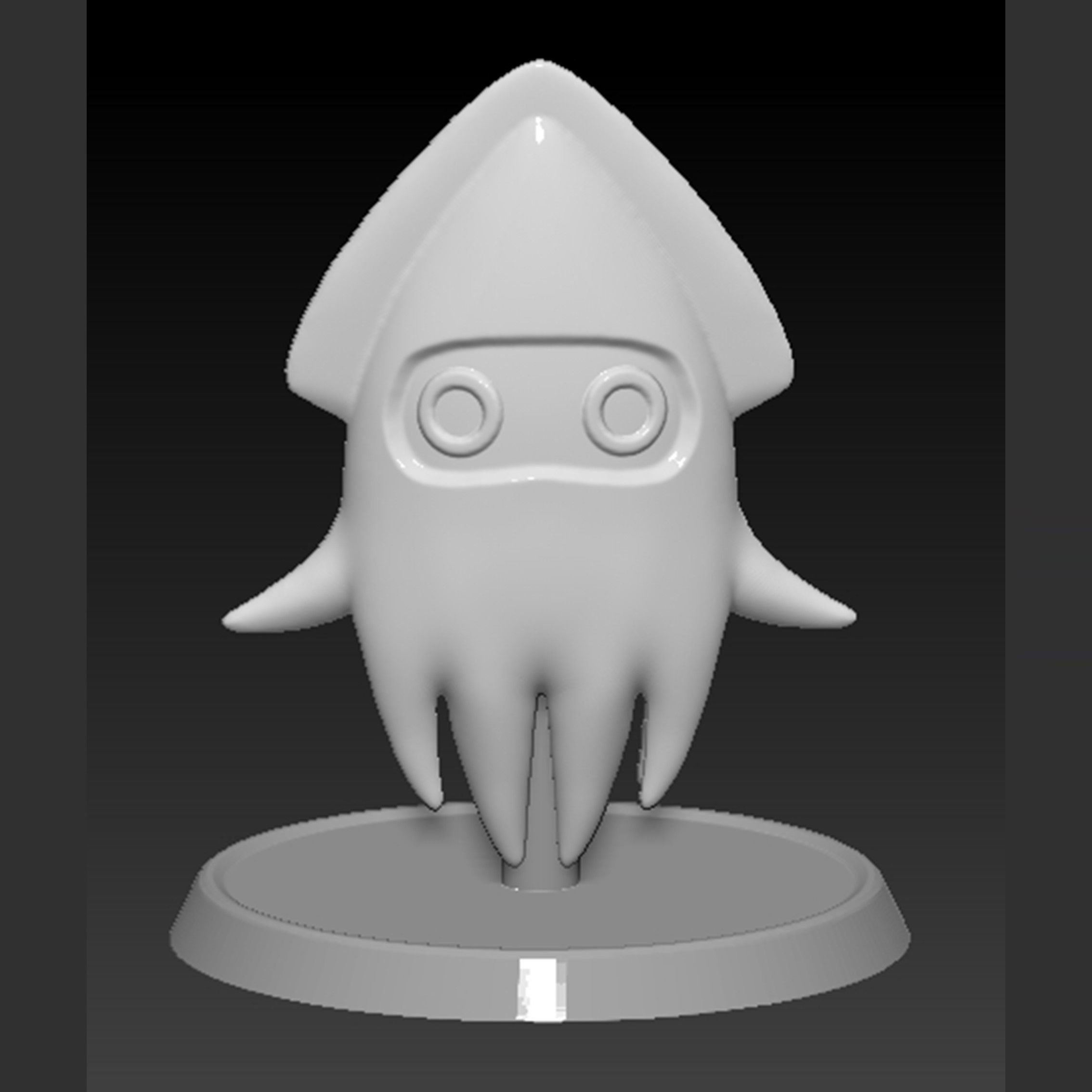 Blooper Squid Mario 3D print model_2