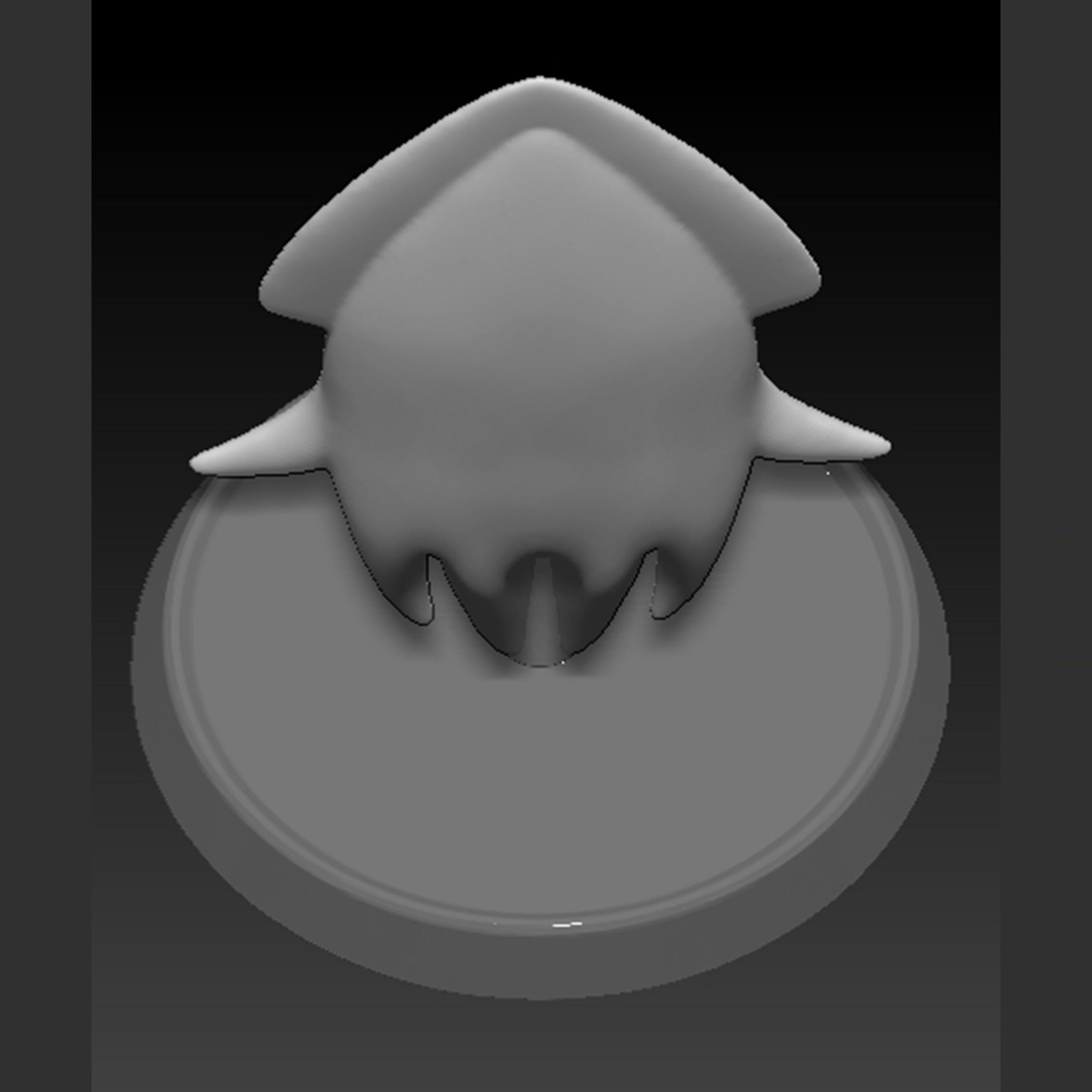 Blooper Squid Mario 3D print model_9