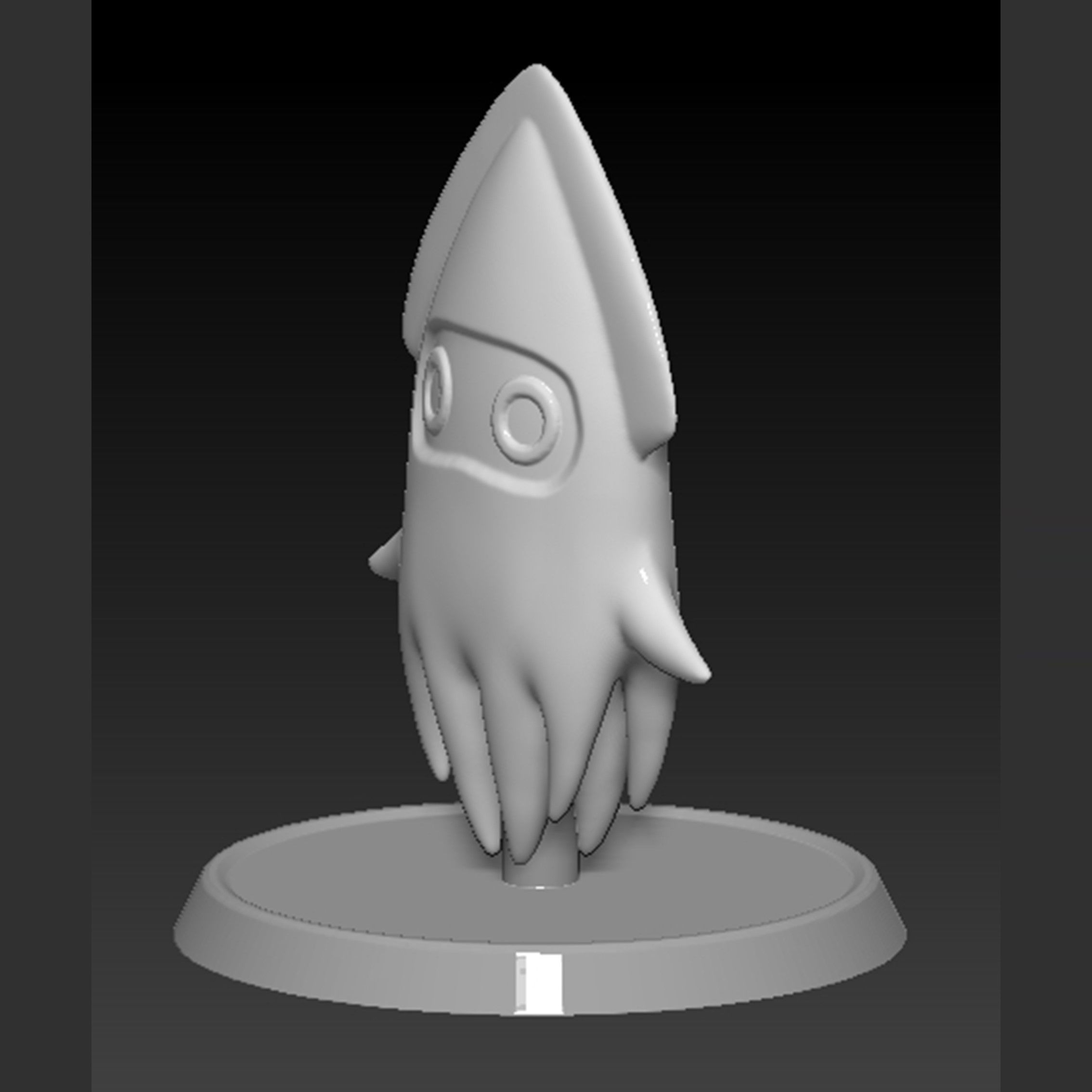 Blooper Squid Mario 3D print model_4