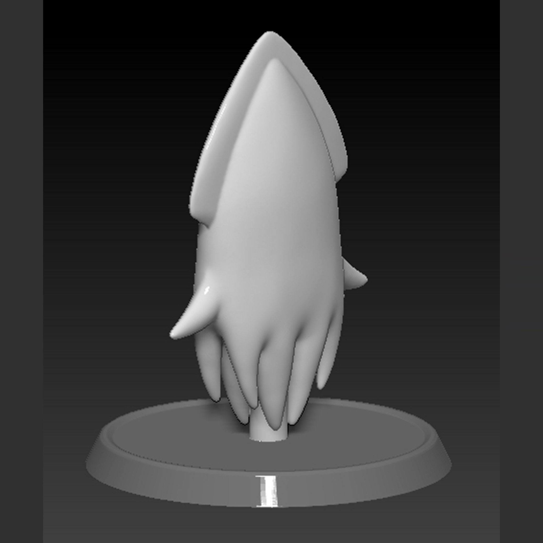 Blooper Squid Mario 3D print model_7