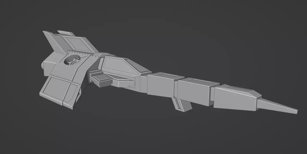 Spacecraft star wars weapon Free 3D model