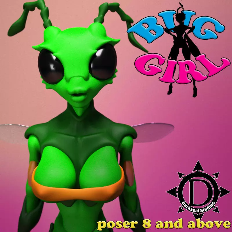 Bug Girl 3D model_0