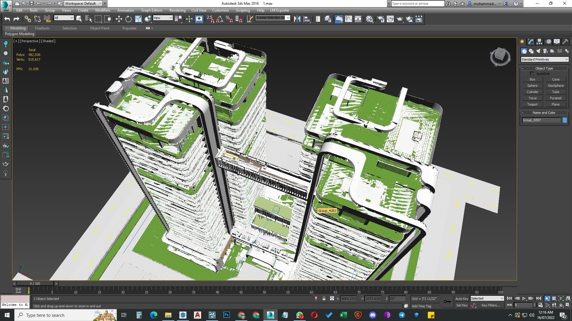 building skyscraper architecture building 3d model 3D model_54