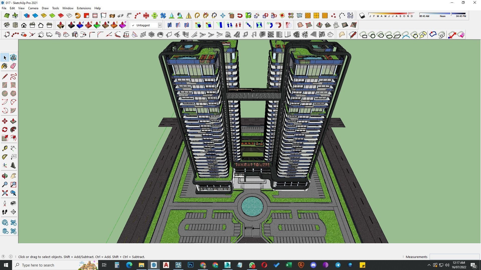 building skyscraper architecture building 3d model 3D model_68