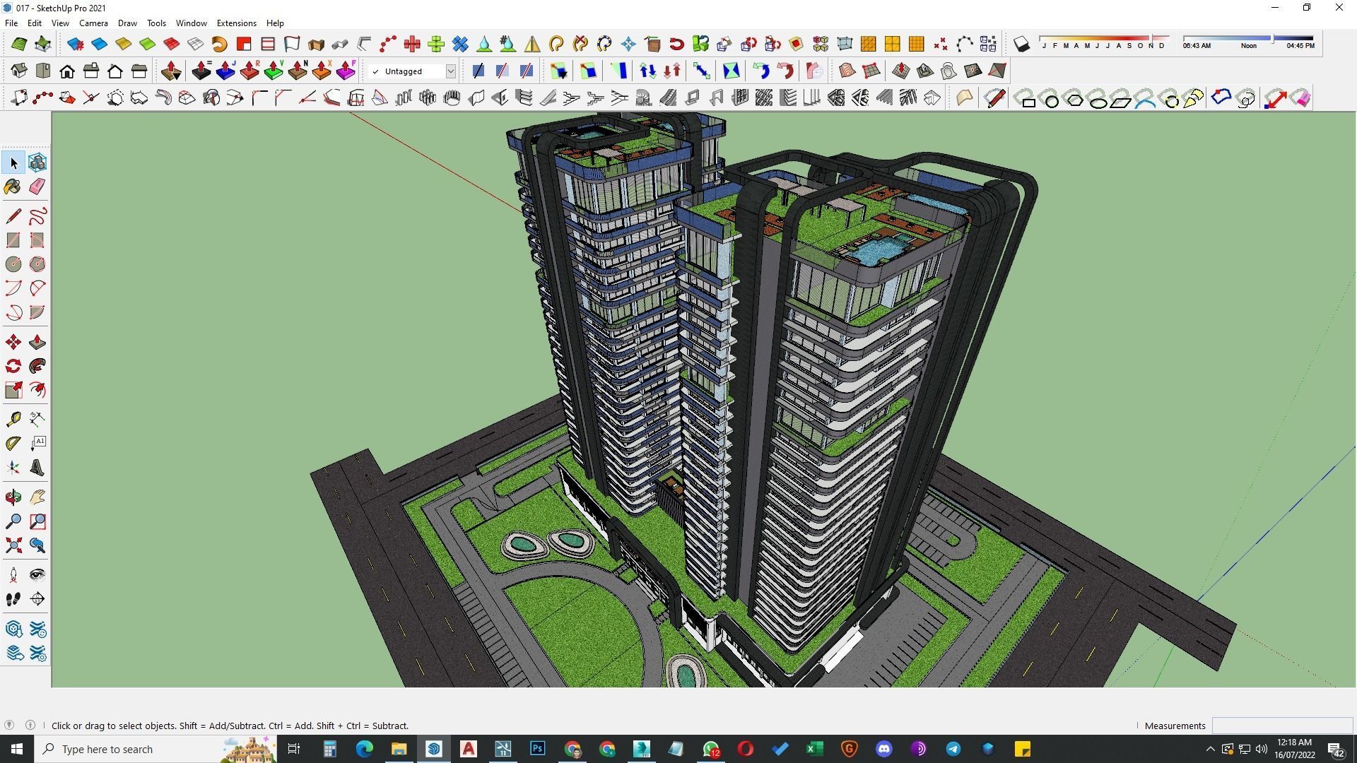 building skyscraper architecture building 3d model 3D model_71