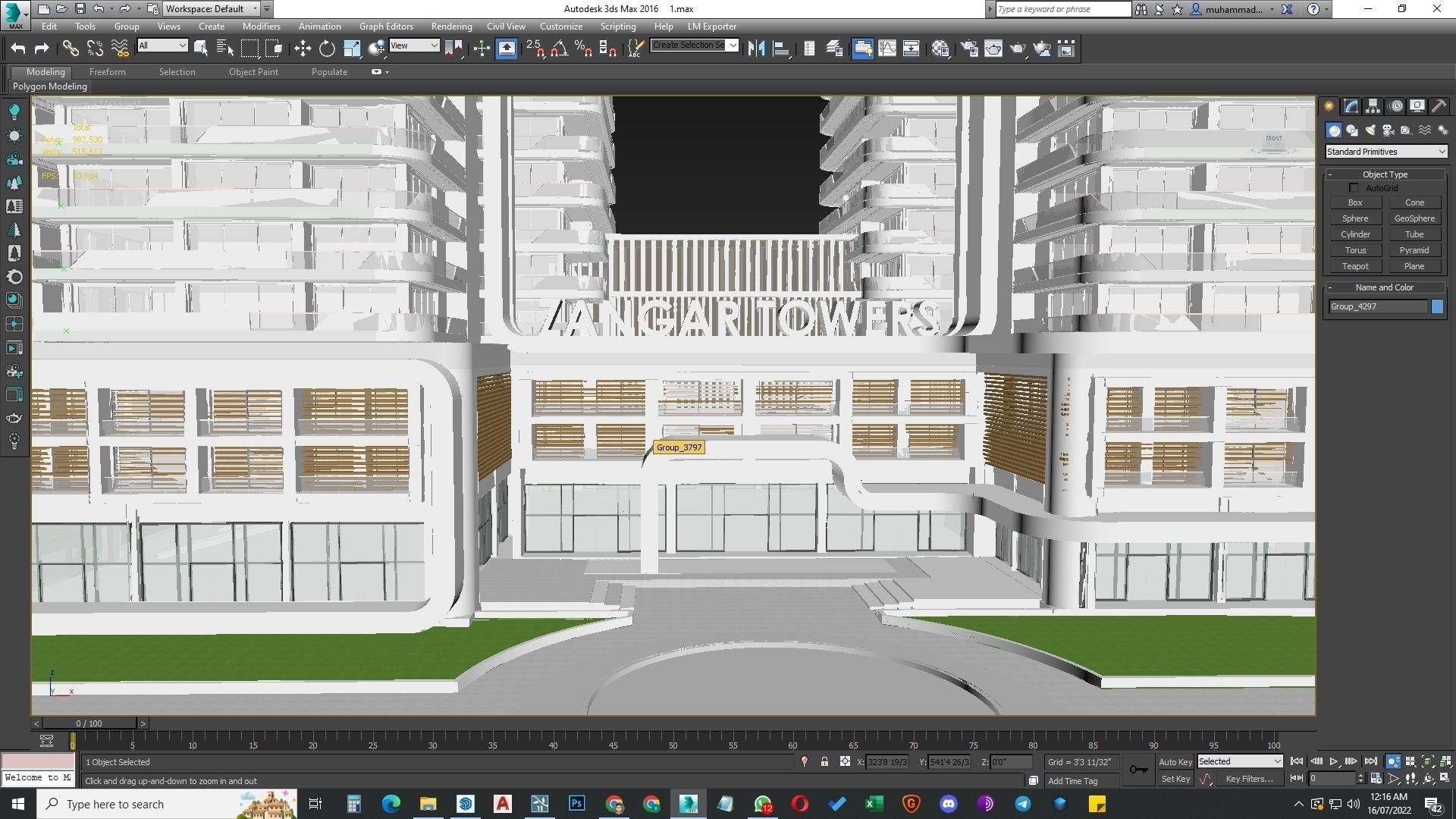building skyscraper architecture building 3d model 3D model_52