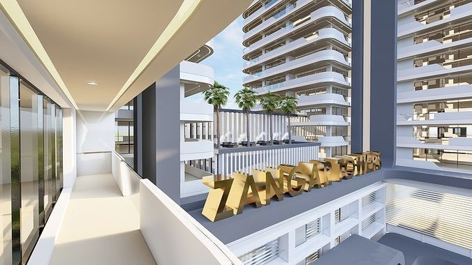 building skyscraper architecture building 3d model 3D model 7