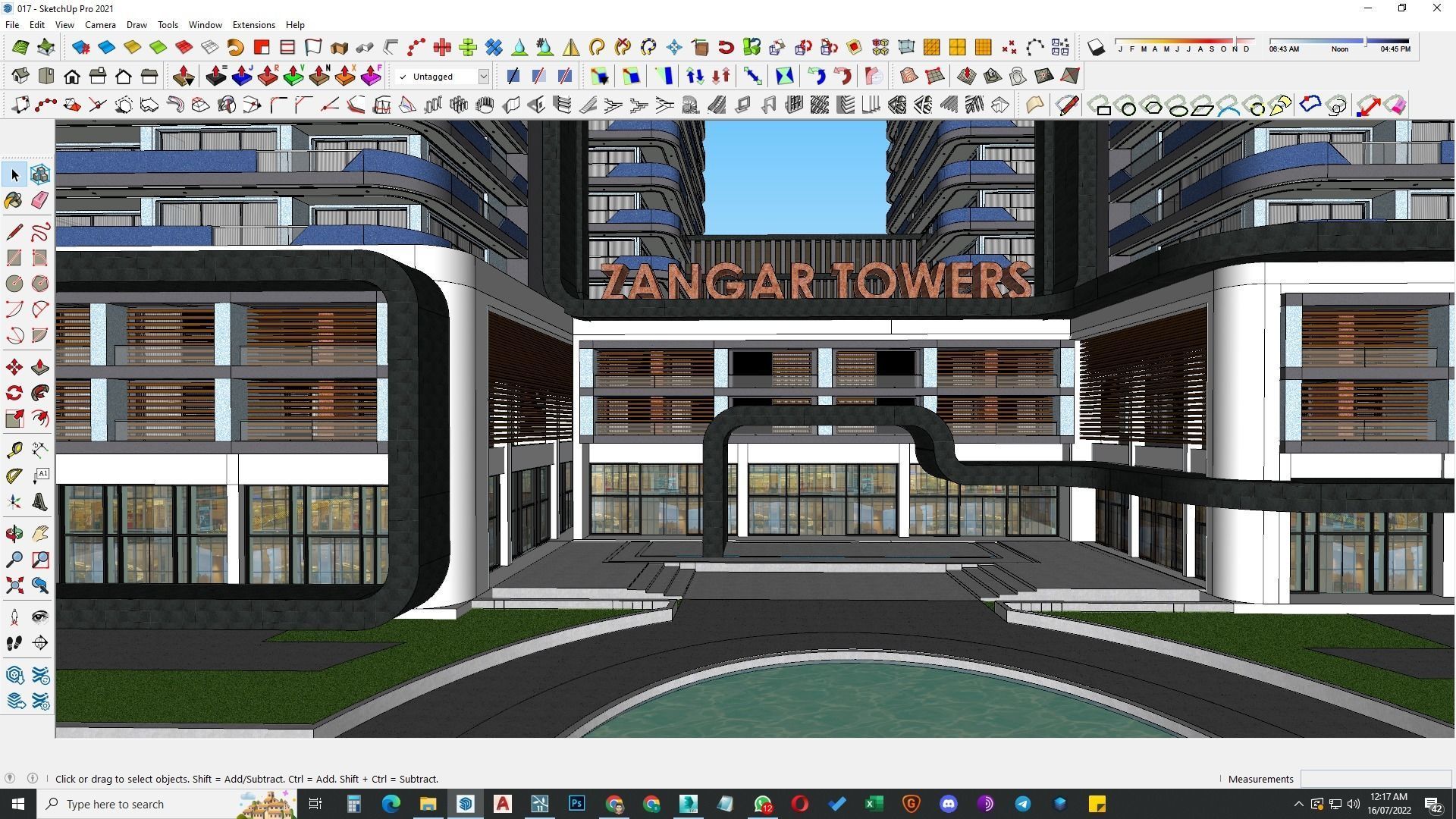 building skyscraper architecture building 3d model 3D model_58