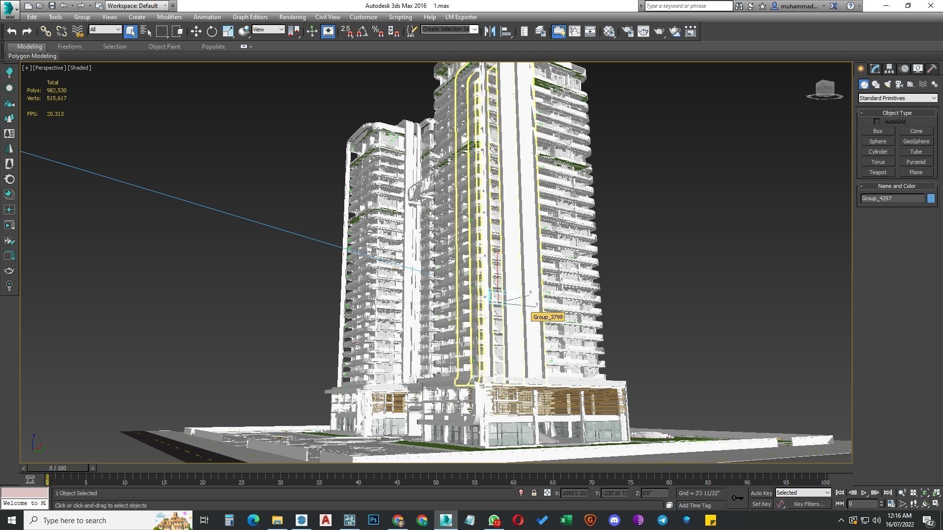 building skyscraper architecture building 3d model 3D model_50