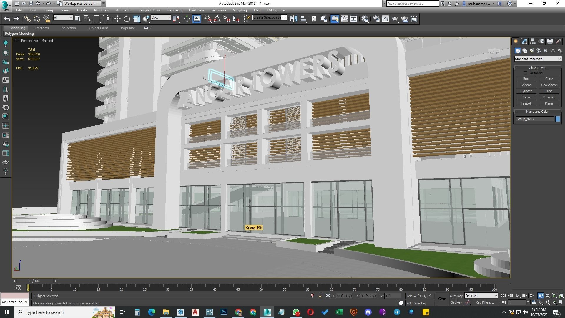 building skyscraper architecture building 3d model 3D model_56
