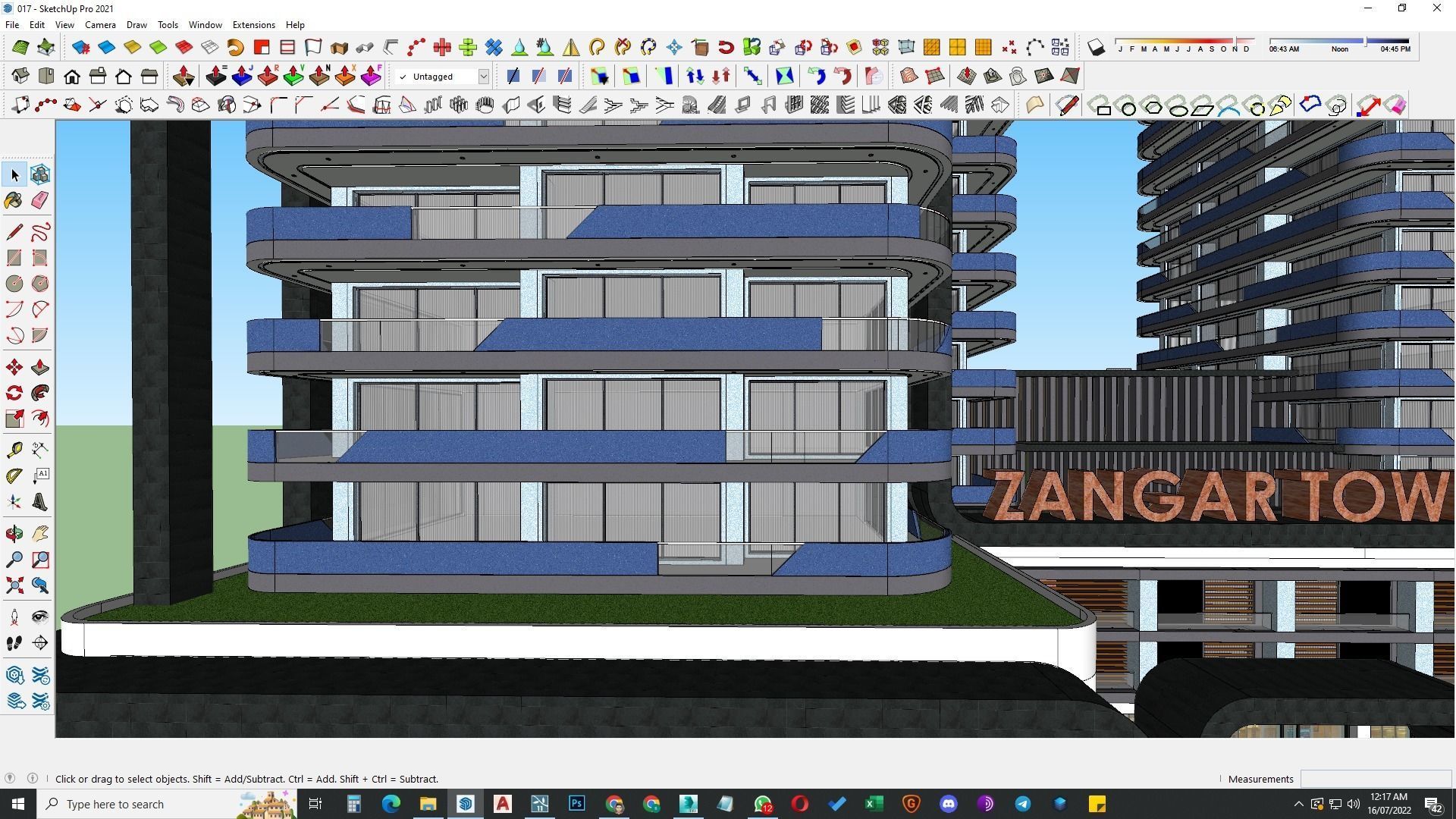 building skyscraper architecture building 3d model 3D model_61