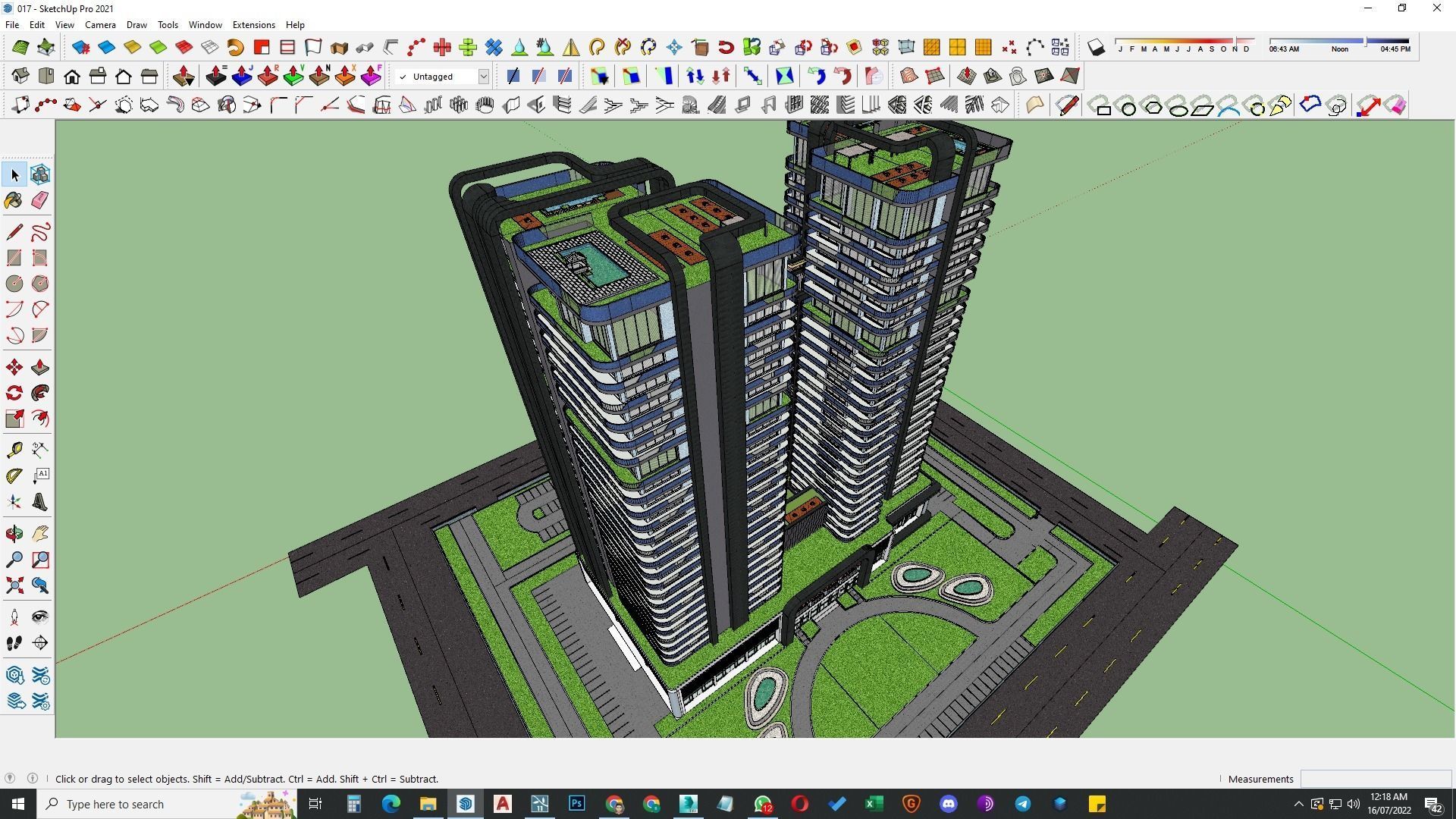 building skyscraper architecture building 3d model 3D model_70