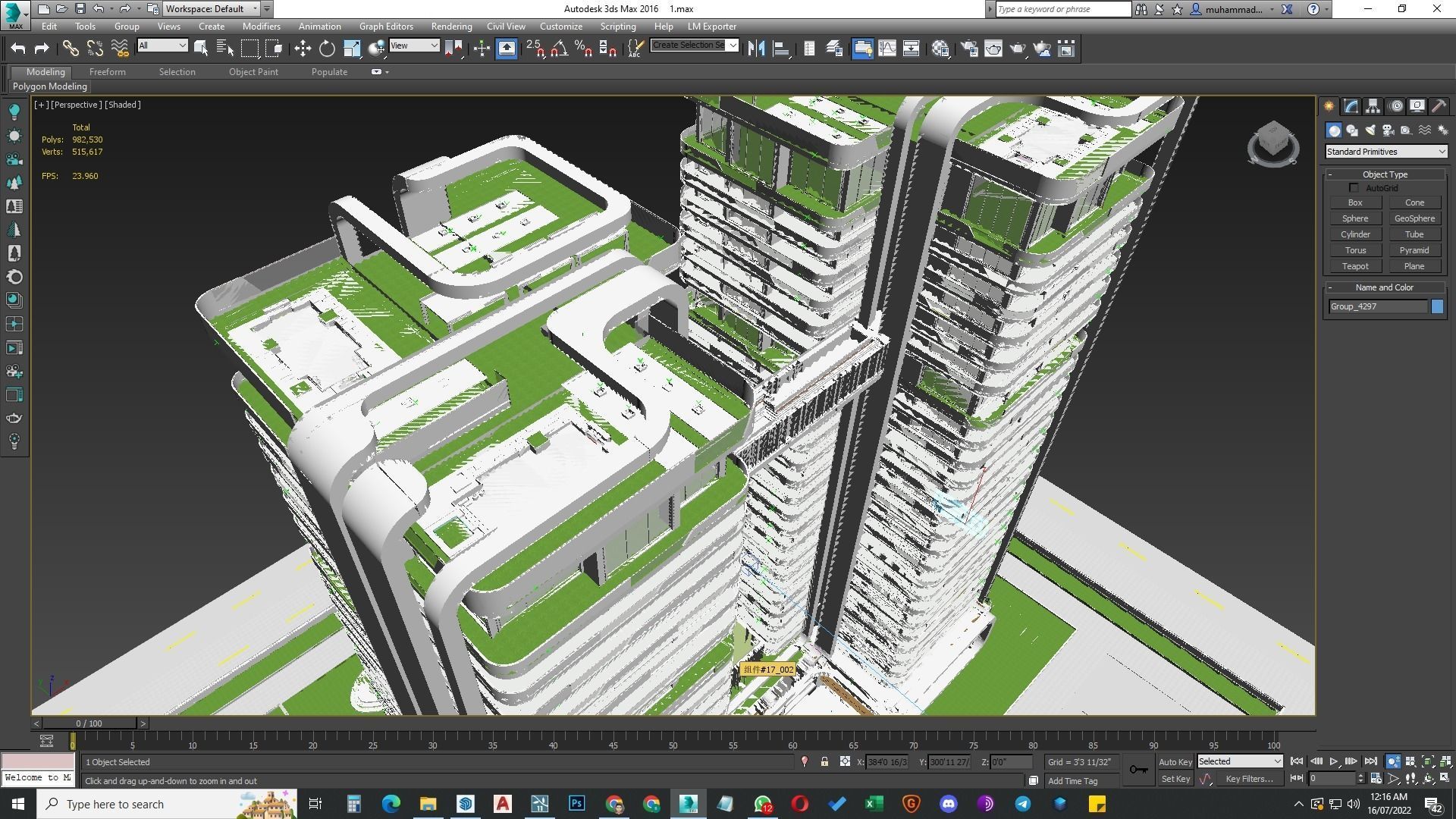 building skyscraper architecture building 3d model 3D model_53