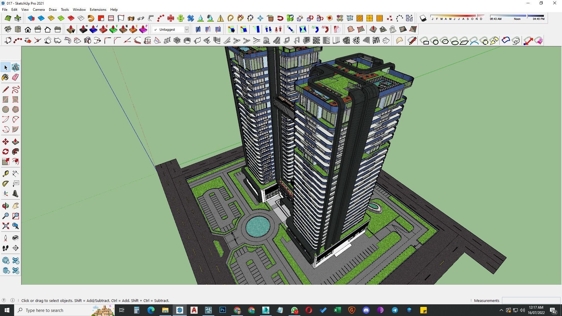 building skyscraper architecture building 3d model 3D model_69