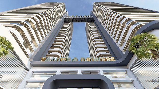 building skyscraper architecture building 3d model 3D model 5