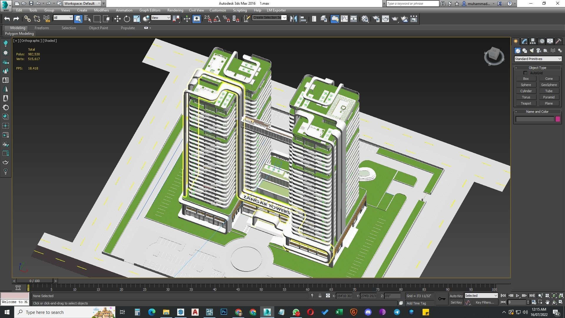 building skyscraper architecture building 3d model 3D model_48