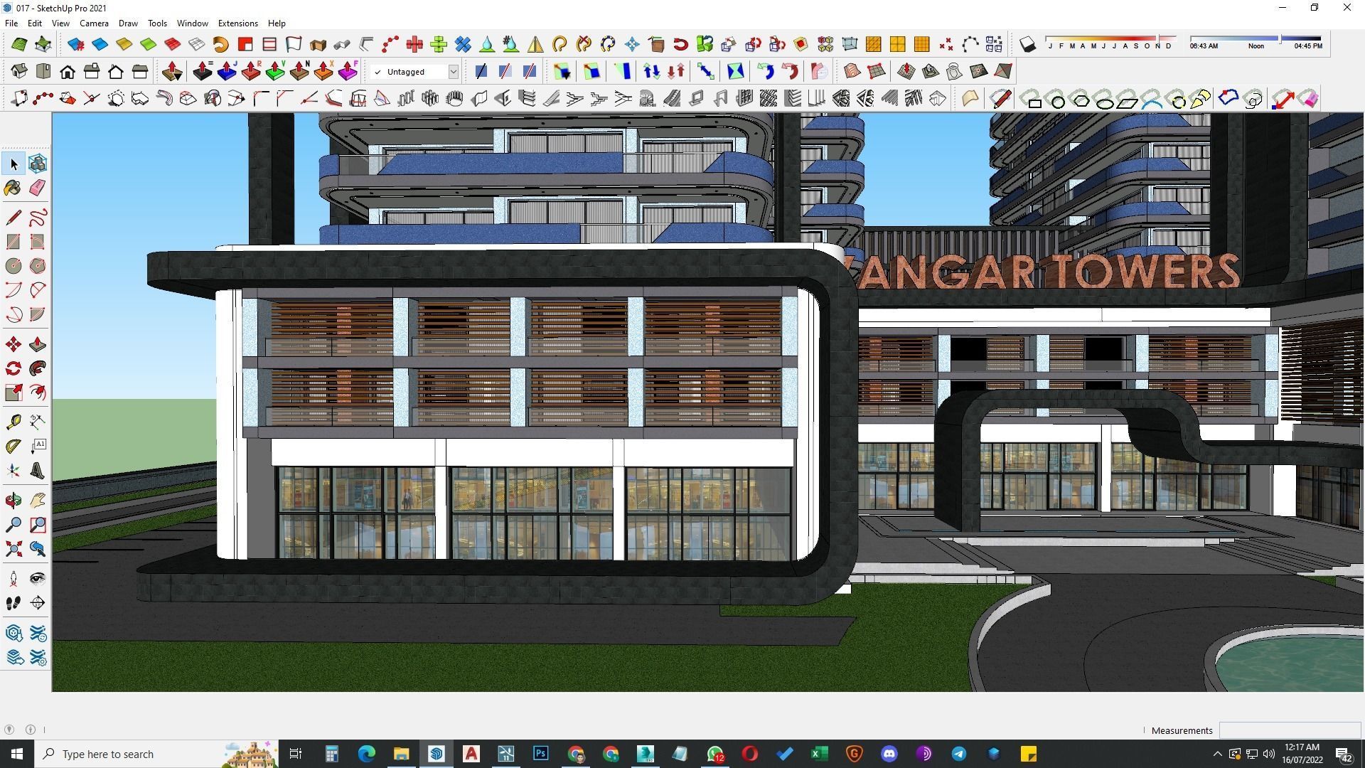 building skyscraper architecture building 3d model 3D model_57