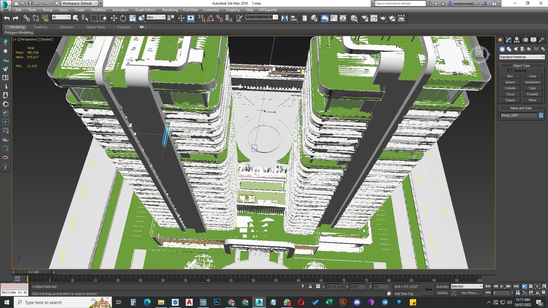building skyscraper architecture building 3d model 3D model_55