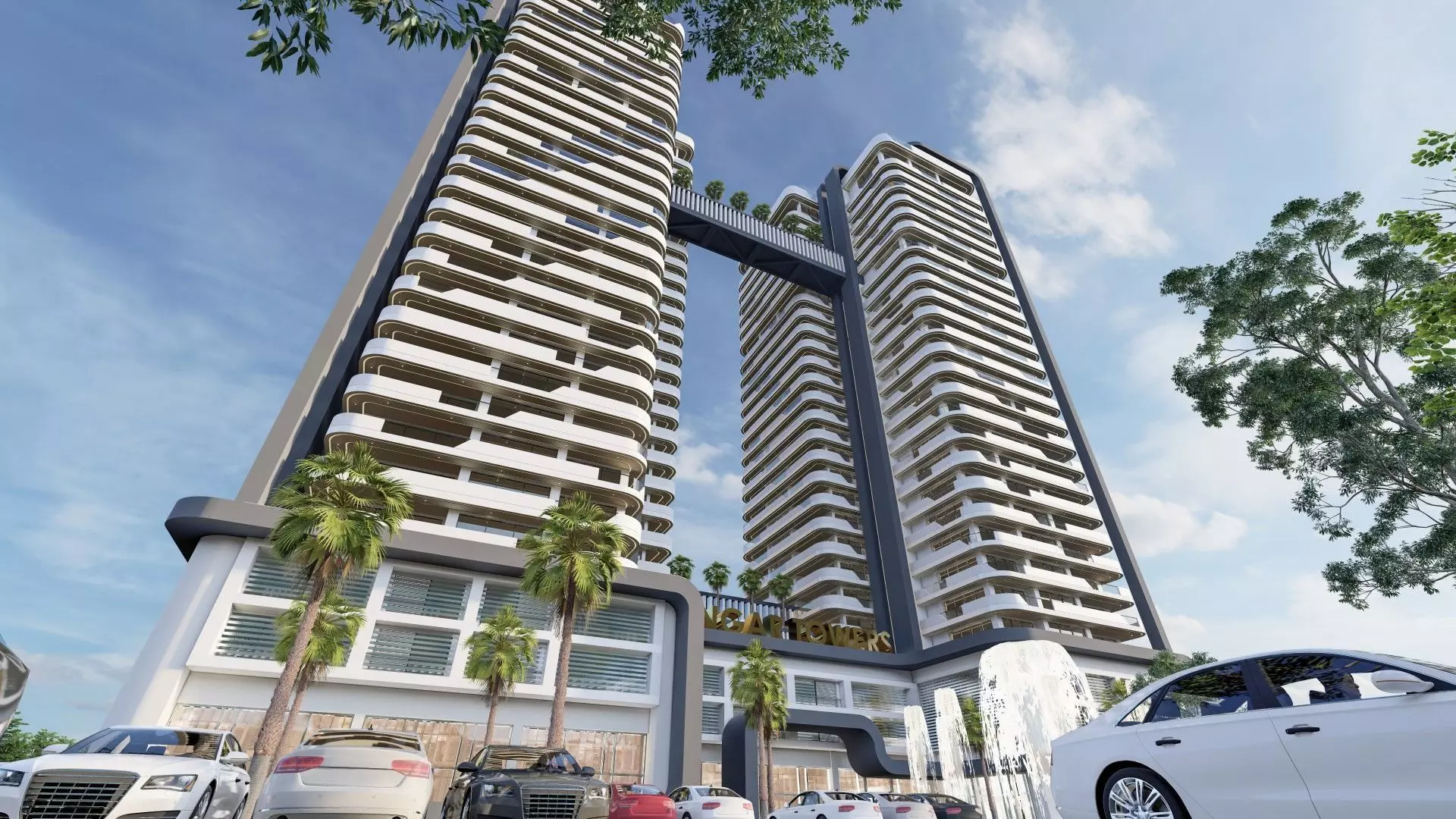 building skyscraper architecture building 3d model 3D model_0