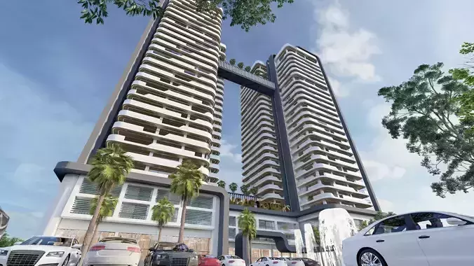 building skyscraper architecture building 3d model