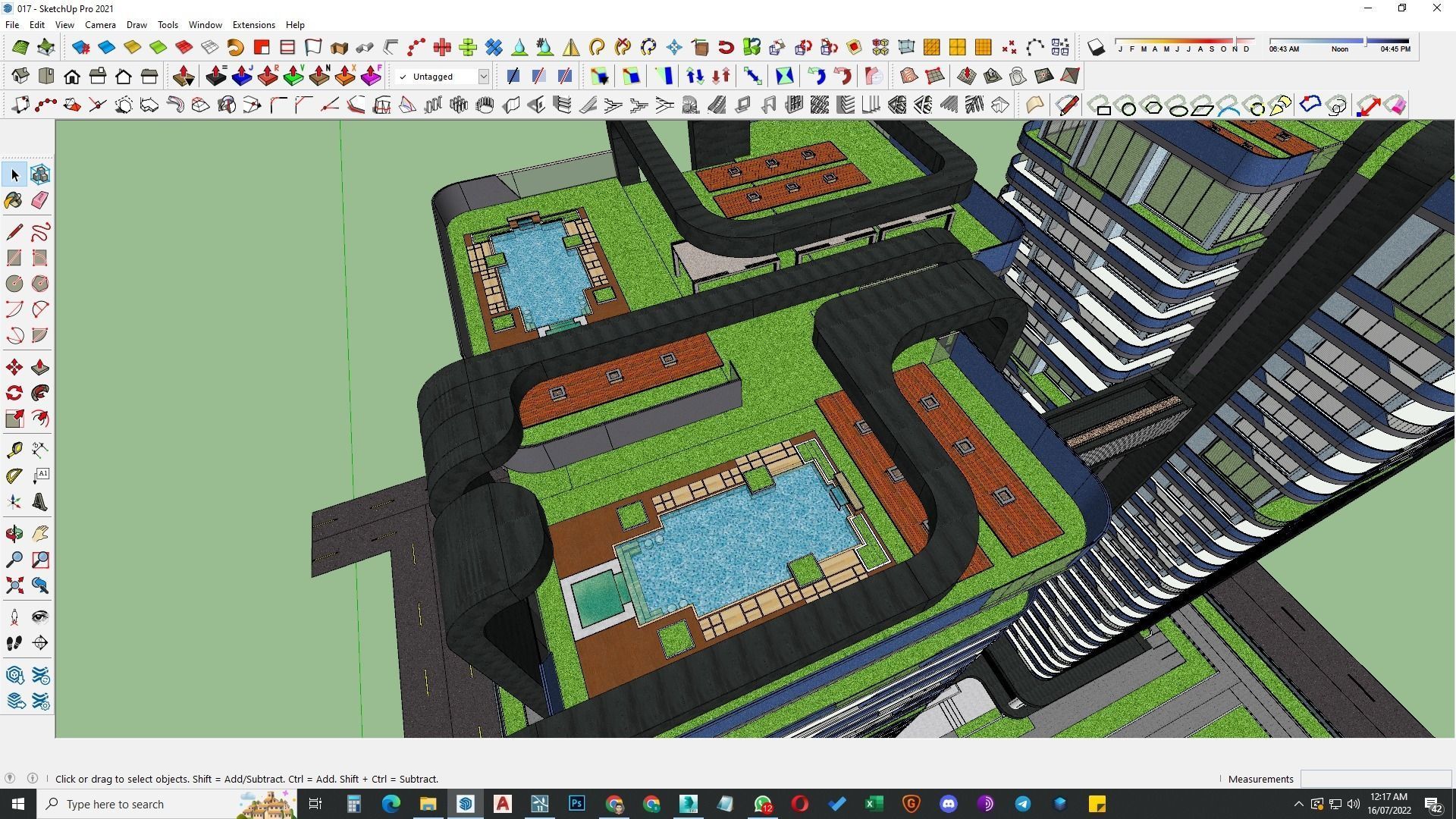building skyscraper architecture building 3d model 3D model_64