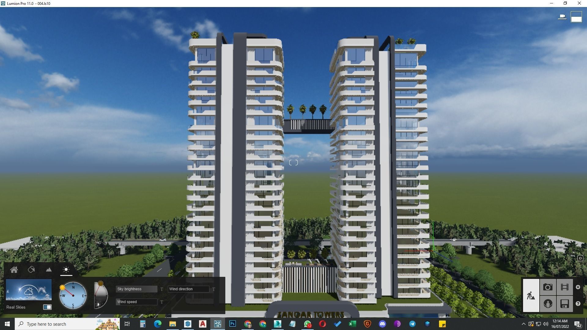 building skyscraper architecture building 3d model 3D model_36