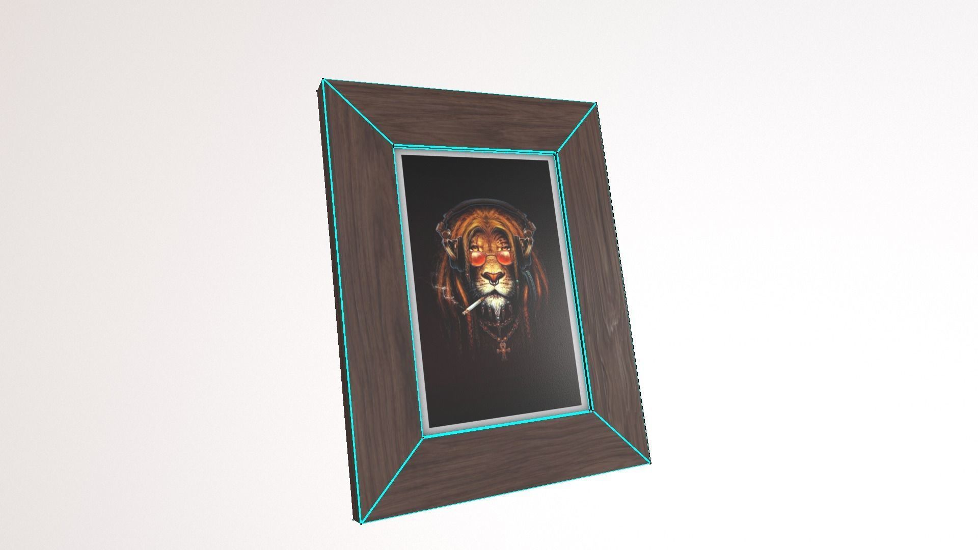 3D model Wood Photo Frame 3D Model AR VR VR / AR / low-poly | CGTrader