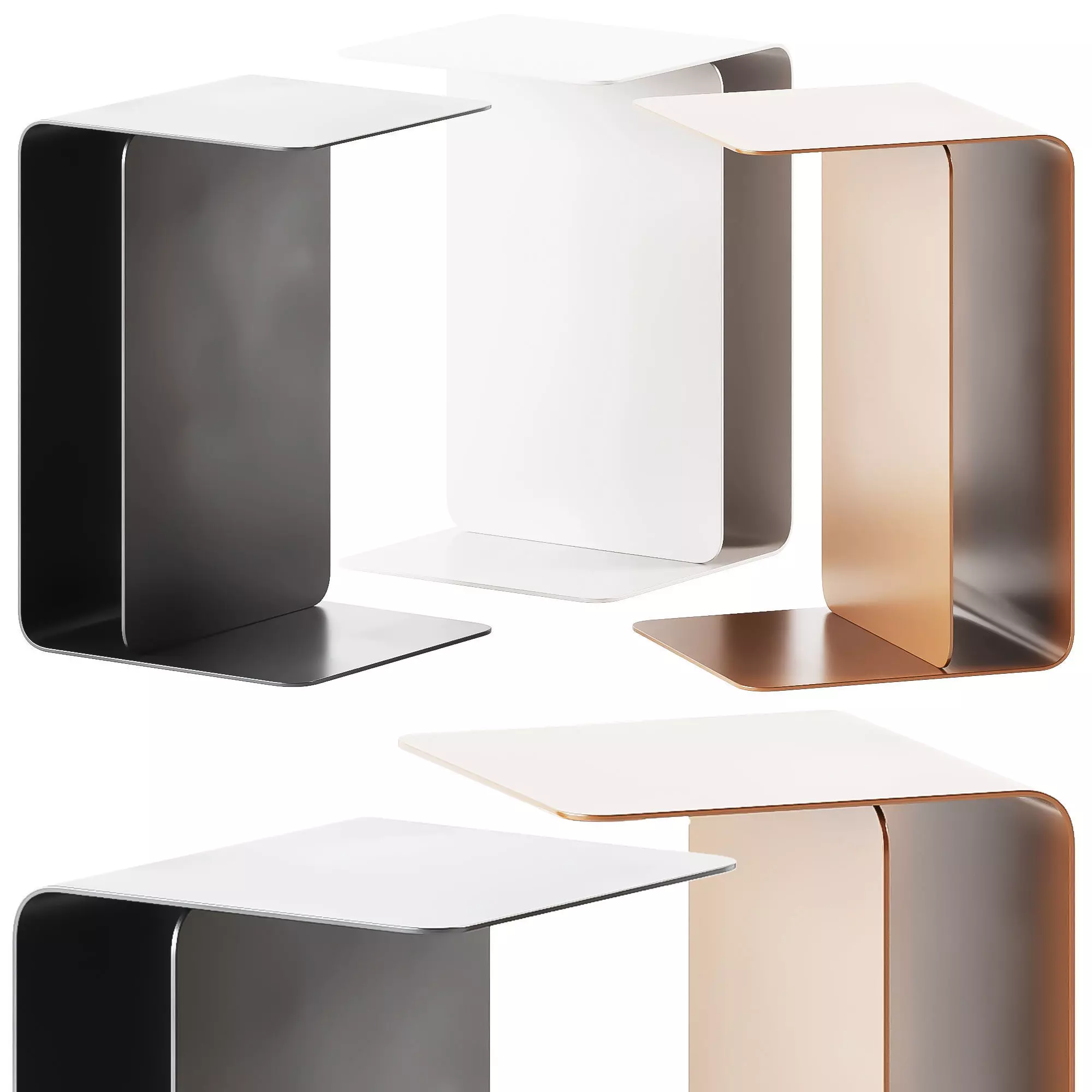 Bhoot Side Table Matiere Grise 3D model_0