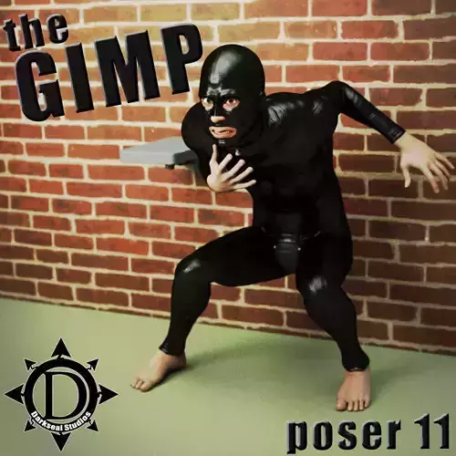 the Gimp pose 3D model