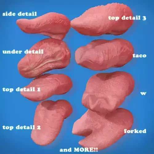 Lickit  Tongue 2 for Poser and Daz3d