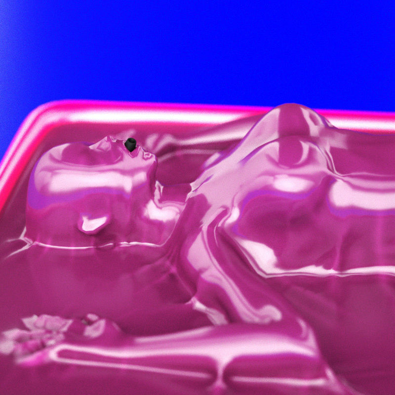 VacBed Vaccume Bed 3D model CGTrader