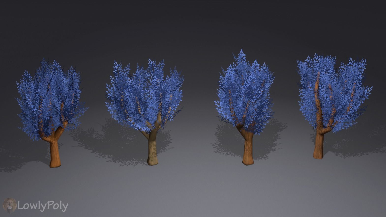 Stylized Nature Collection Low-poly 3D model_14