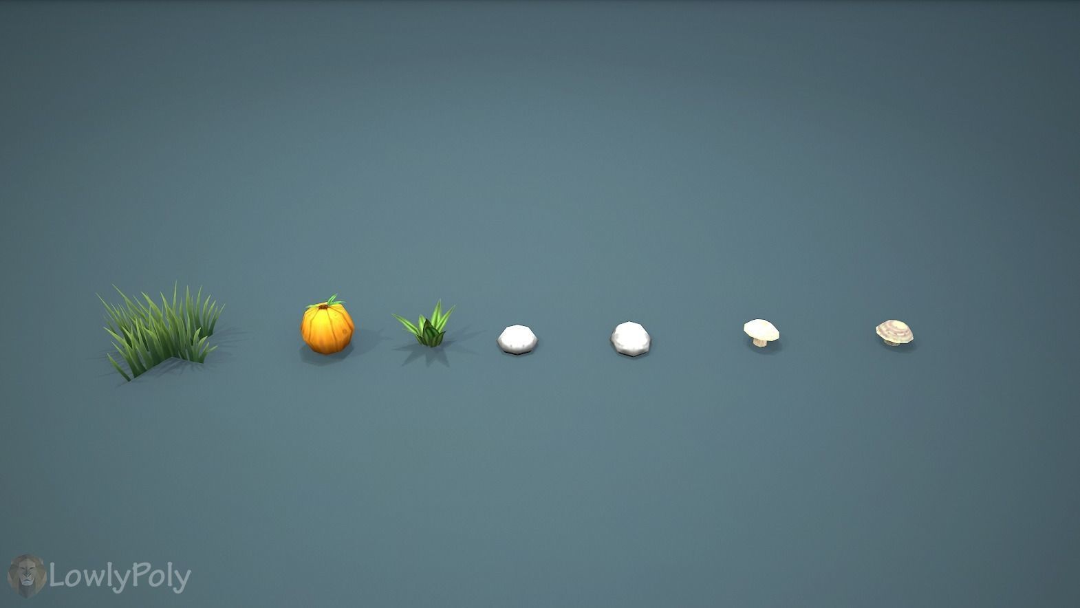 Jungle Nature Collection Low-poly 3D model_3