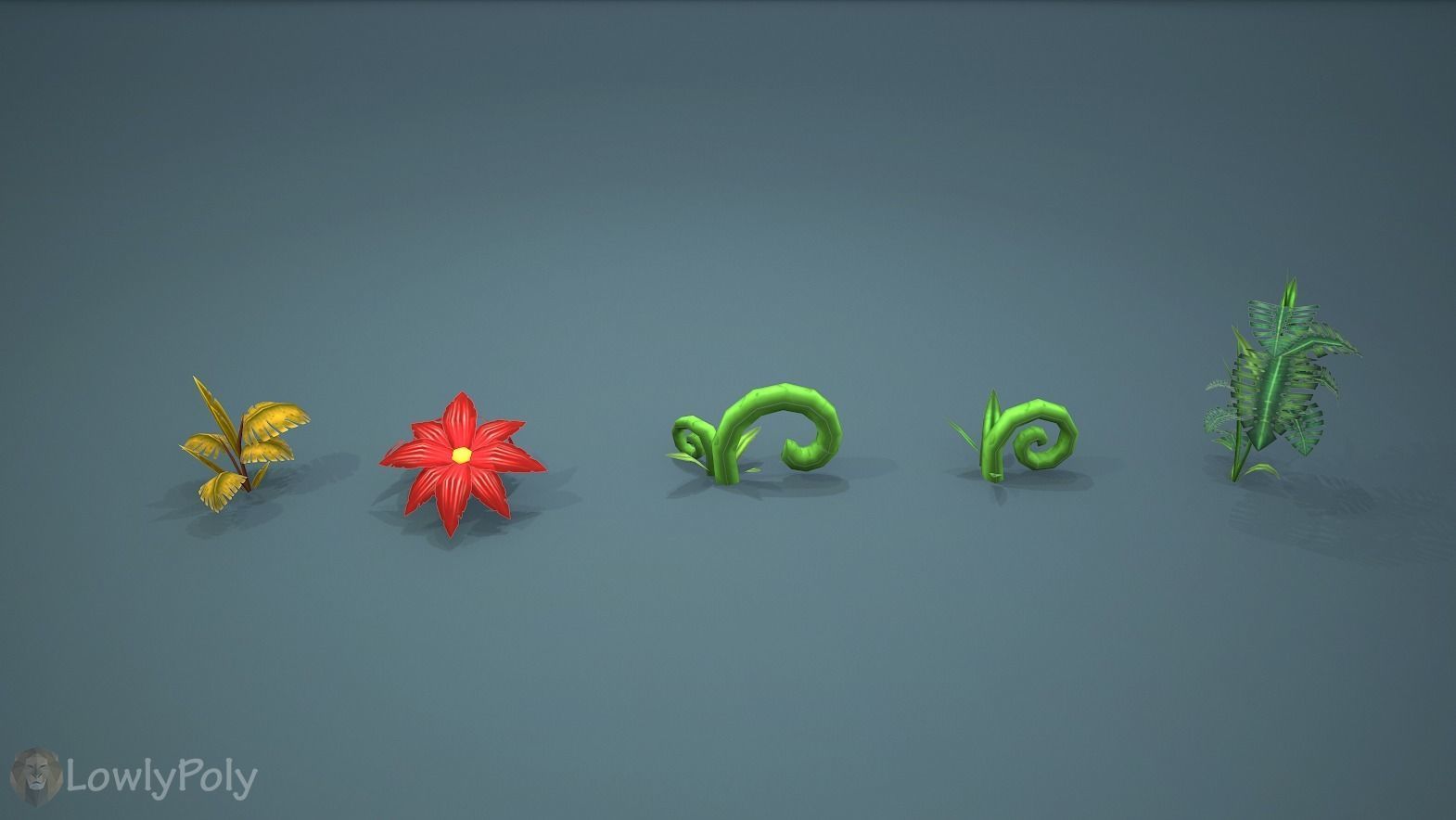 Jungle Nature Collection Low-poly 3D model_2