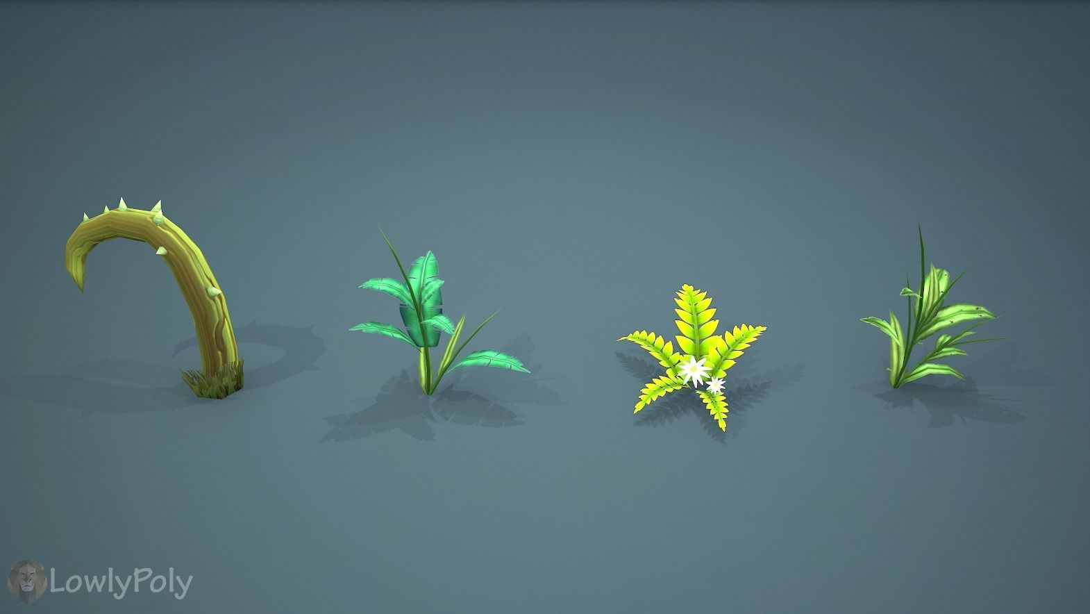 Jungle Nature Collection Low-poly 3D model_5