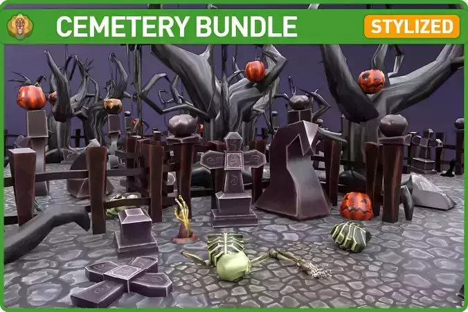 Stylized Cemetery
