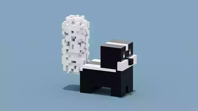 Voxel Skunk