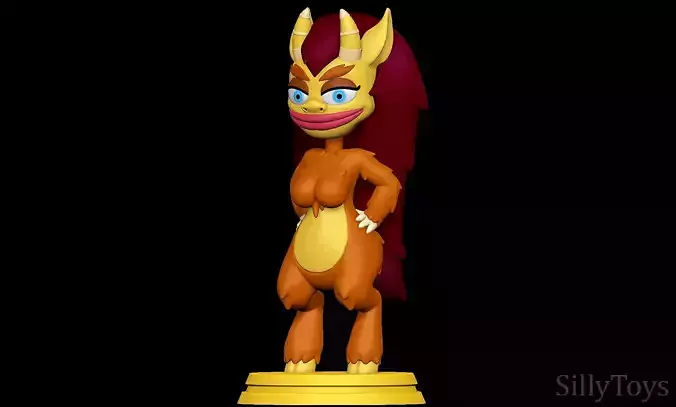 Connie the Hormone Monstress - Big Mouth 3D print model 3D print model