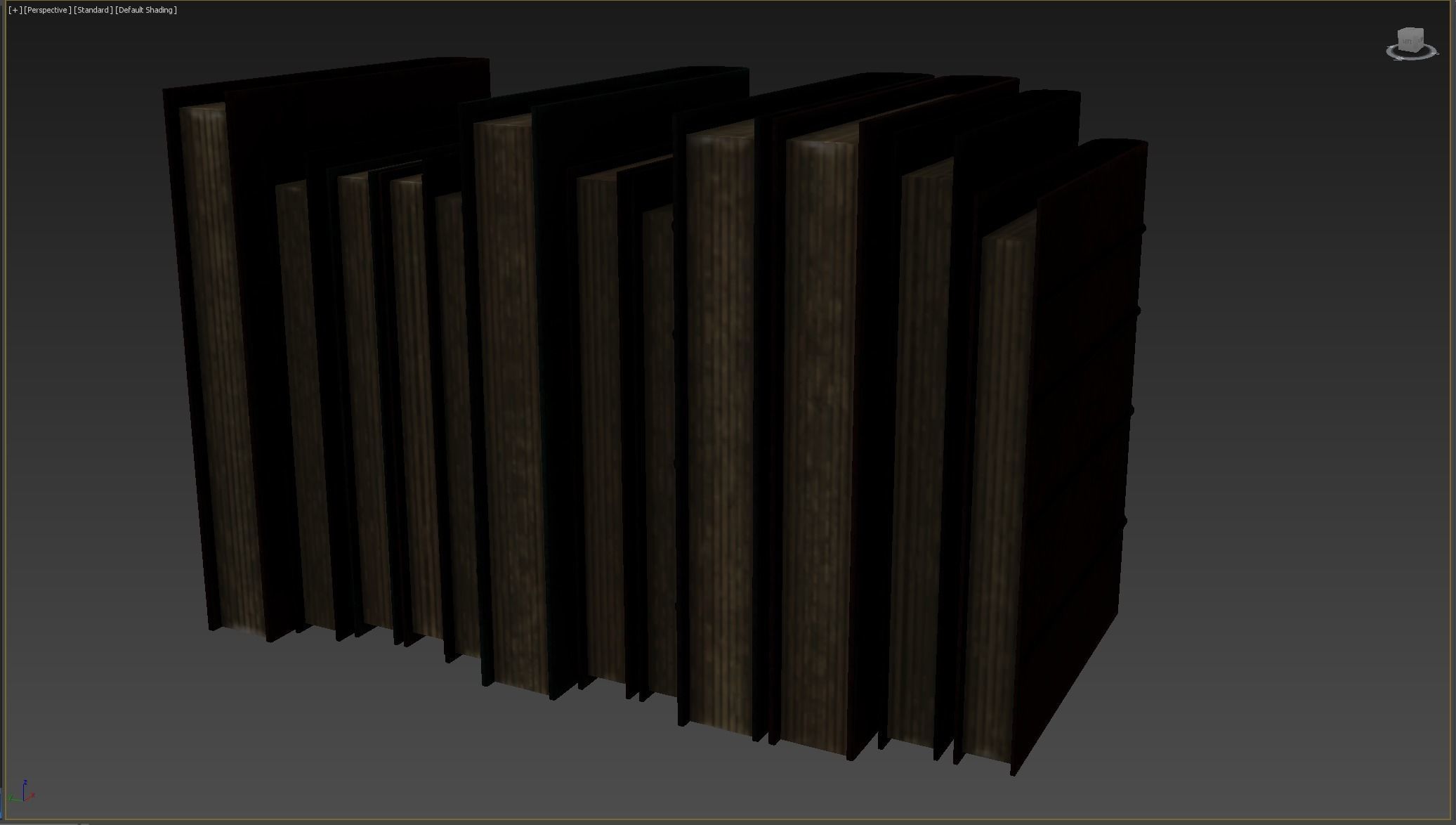 Medieval Book Low-poly 3D model_11