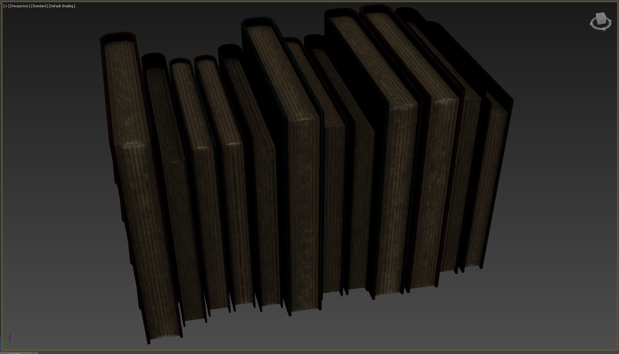 Medieval Book Low-poly 3D model_10