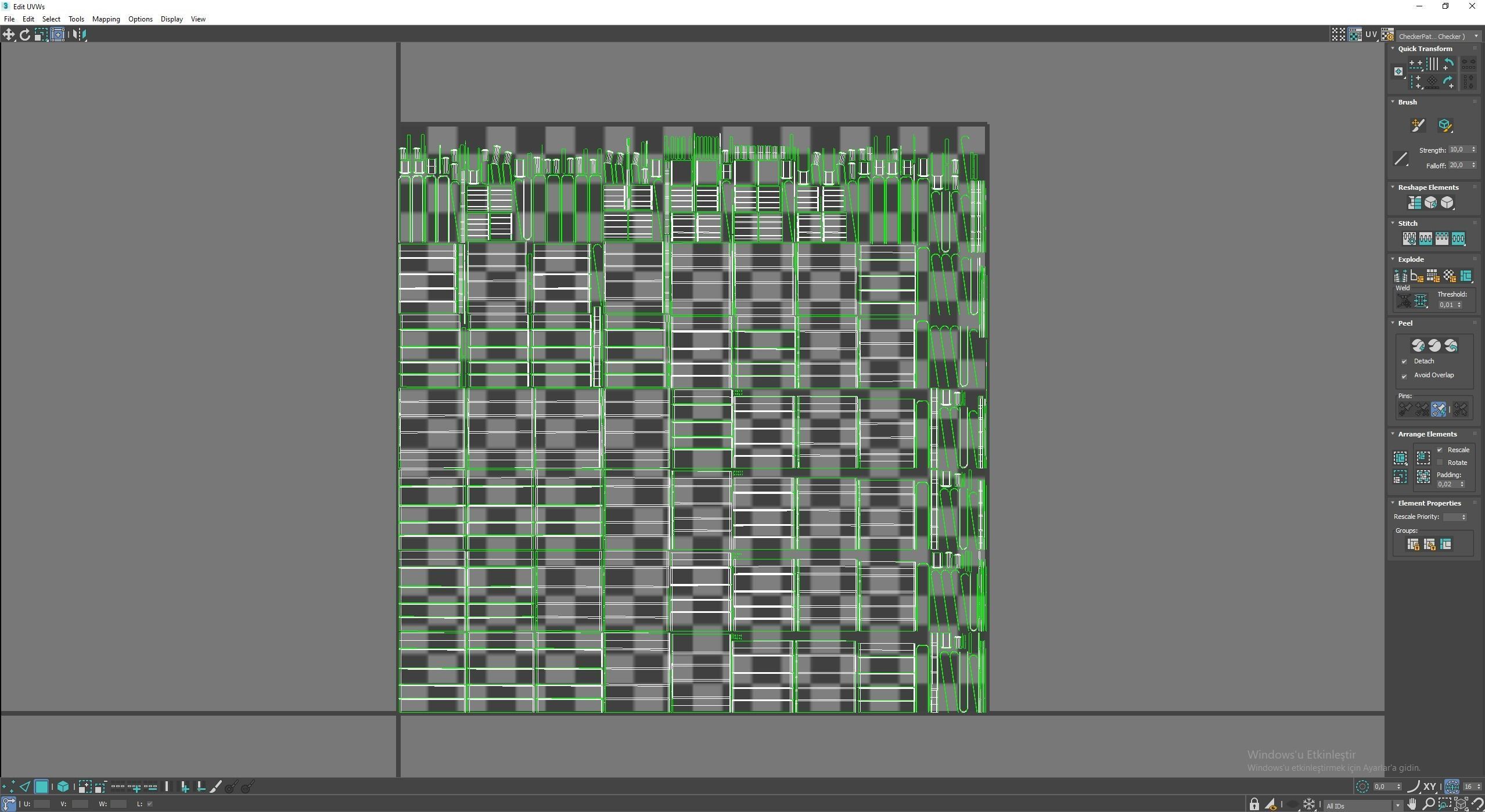 Medieval Book Low-poly 3D model_12